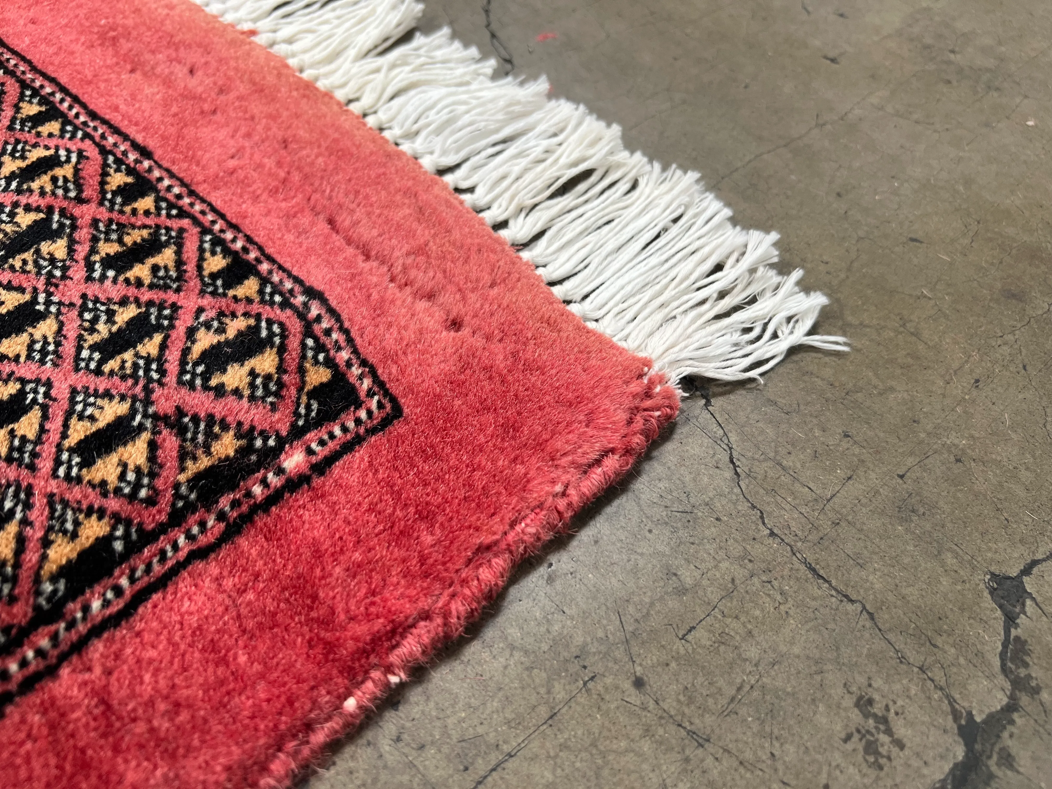 Restored vintage rug